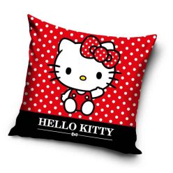 Hello Kitty Red párnahuzat 40x40 cm Velúr