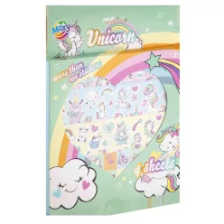 Unikornis Rainbow matrica szett 4 ív