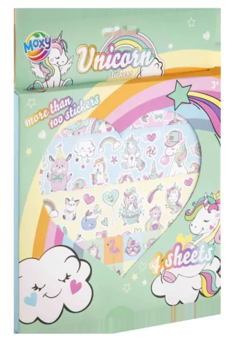 Unikornis Rainbow matrica szett 4 ív