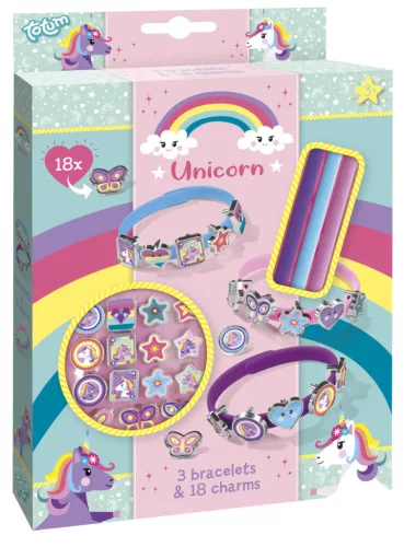 Unikornis Rainbow karkötő készítő készlet
