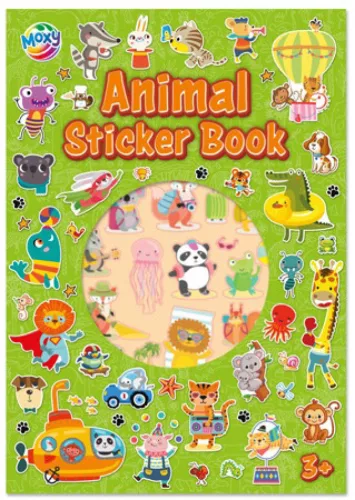 Állatos Fun matricás album 8 ív