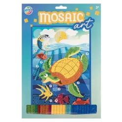   Óceán Animals csillámos habszivacs mozaikos kreatív szett