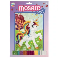 Unikornis Fun csillámos habszivacs mozaikos kreatív szett