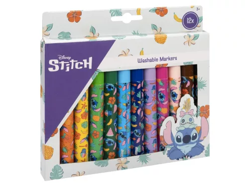 Disney Jégvarázs Snowflakes kimosható textil filctoll 12 db-os
