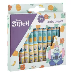   Disney Lilo és Stitch, A csillagkutya Aloha zsírkréta 12 db-os