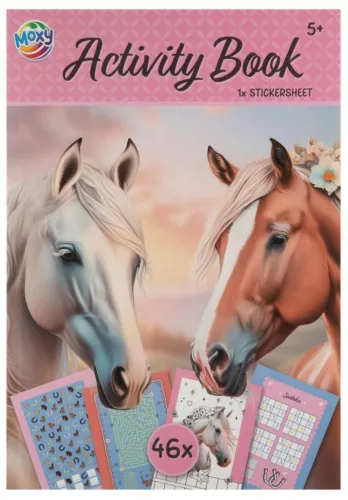Lovas Horseshoe activity szett, foglalkoztató könyv 46 oldalas