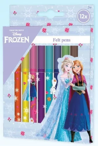Disney Jégvarázs Sisters filctoll szett 12 db-os
