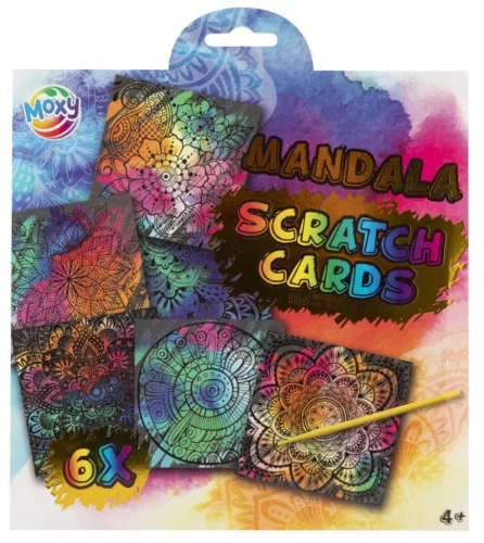 Mandala Colorful scratch képkarcoló készlet