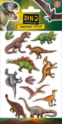 Dinoszaurusz Legends tetkó 12 db-os