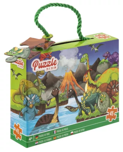 Dinoszaurusz Vulcano puzzle 45 db-os