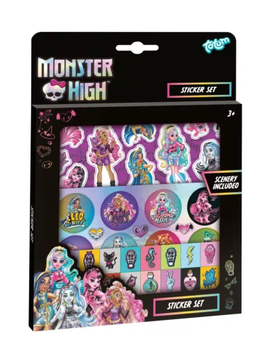 Monster High Dark matrica szett