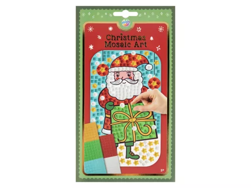 Karácsonyi Santa habszivacs mozaikos kreatív szett