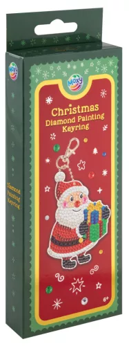 Karácsonyi Santa gyémántszemes kulcstartó készítő szett