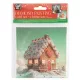 Karácsonyi Tree&House gyémántszemes 2 db-os kártya szett borítékkal