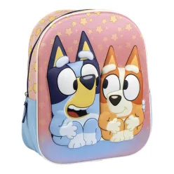 Bluey Stars 3D hátizsák, táska 31 cm
