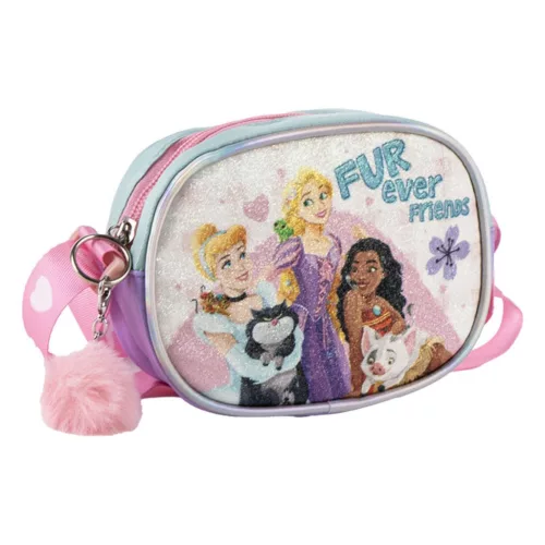 Disney Hercegnők Fur ever csillámos oldaltáska, válltáska