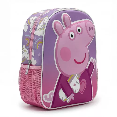 Peppa malac Unicorn 3D hátizsák, táska 30 cm