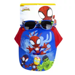   Pókember Spidey & Friends napszemüveg és baseball sapka szett