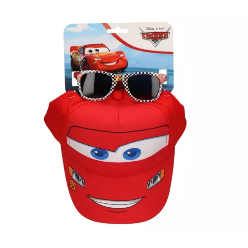Disney Verdák Red Smile napszemüveg és baseball sapka szett
