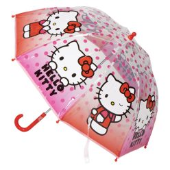 Hello Kitty Dots gyerek átlátszó esernyő Ø71 cm