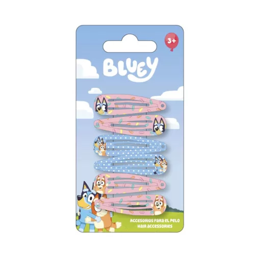 Bluey Heart hajcsat szett 6 db-os