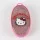 Hello Kitty Pink csillámos hajkefe 13 cm