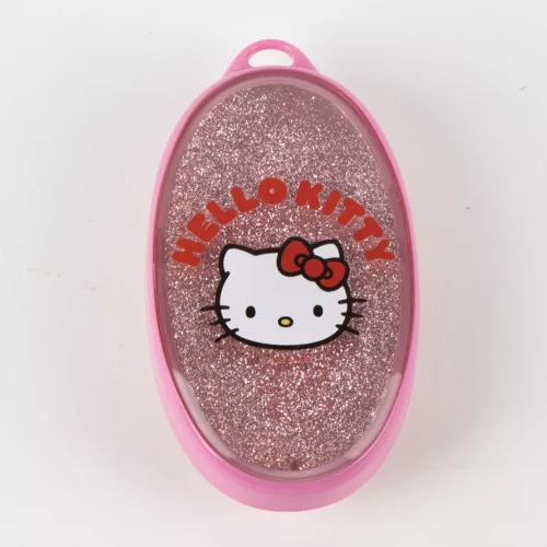 Hello Kitty Pink csillámos hajkefe 13 cm