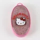 Hello Kitty Pink csillámos hajkefe 13 cm