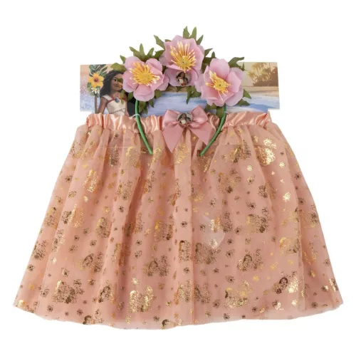 Disney Vaiana Flowers gyerek szoknya és hajpánt szett 3 - 8 év / 98 - 128 cm