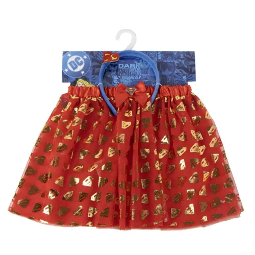 Superman Red gyerek szoknya és hajpánt szett 3 - 8 év / 98 - 128 cm