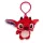 Disney Lilo és Stitch, A csillagkutya Red 3D plüss figura akasztóval, táskadísz 12 cm