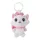 Disney Marie Pink Bow 3D plüss figura akasztóval, táskadísz 13 cm