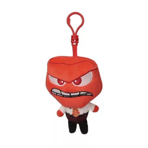 Disney Agymanók Anger 3D plüss figura akasztóval, táskadísz 12 cm