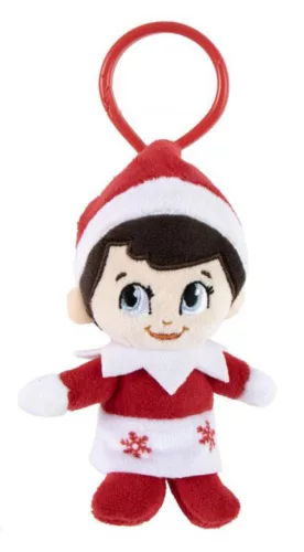 Manó Lady Elf 3D plüss figura akasztóval, táskadísz 14 cm