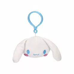   Hello Kitty Cinnamoroll Head 3D plüss figura akasztóval, táskadísz 21 cm