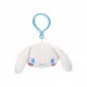 Hello Kitty Cinnamoroll Head 3D plüss figura akasztóval, táskadísz 21 cm