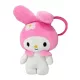 Hello Kitty My melody 3D plüss figura akasztóval, táskadísz 13 cm
