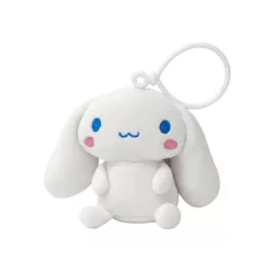   Hello Kitty Cinnamoroll 3D plüss figura akasztóval, táskadísz 13 cm