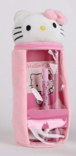 Hello Kitty White plüss töltött tolltartó