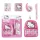 Hello Kitty Pink mini táska kulcstartó szett