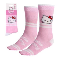 Hello Kitty Pink felnőtt hosszú szárú zokni 36/43