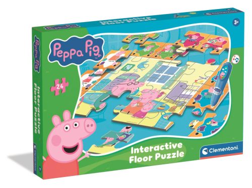 Peppa malac Reading interaktív 24 db-os puzzle Clementoni