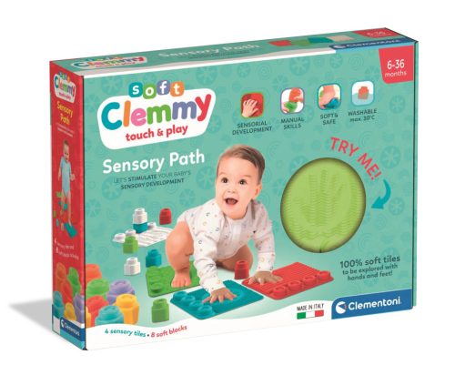 Színes Clemmy Touch & Play készségfejlesztő babajáték Clementoni