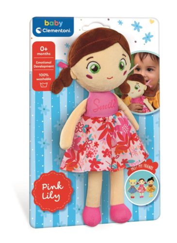 Plüss baba Pink Lily Clementoni