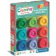 Színes Clemmy puha építőkocka szett 9 db-os Clementoni