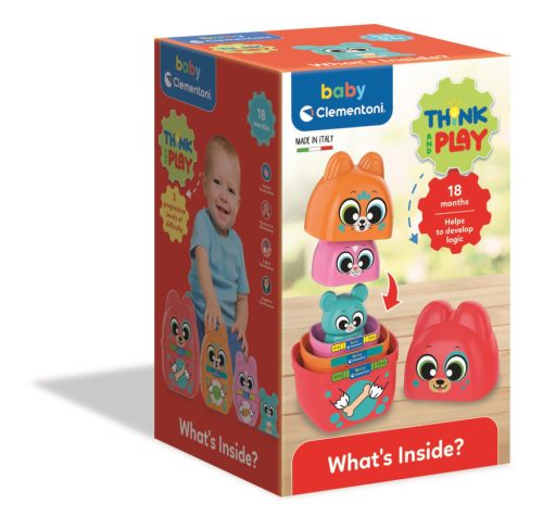 Színes Matrioska baba építőjáték szett Clementoni