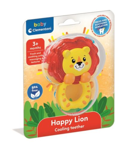 Oroszlán Happy hűsítő rágóka Clementoni