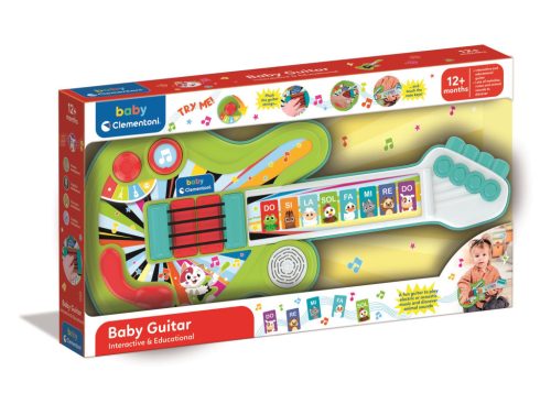Színes Animal interaktív gitár Clementoni