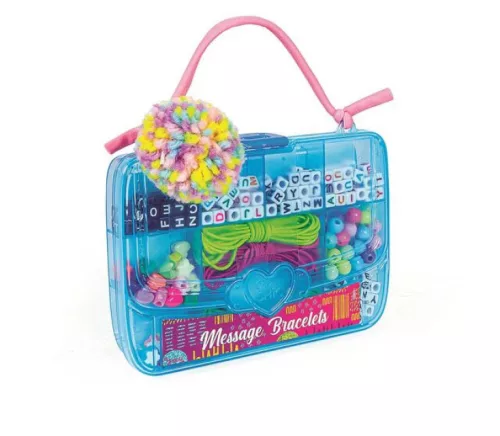 Crazy Chic Message Bag karkötő készítő kreatív szett Clementoni