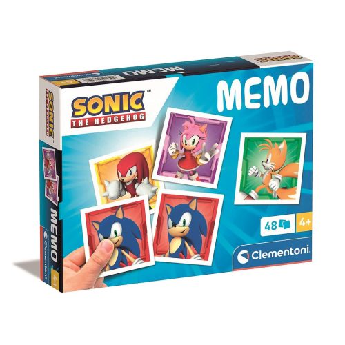 Sonic a sündisznó memóriajáték 48 db-os Clementoni